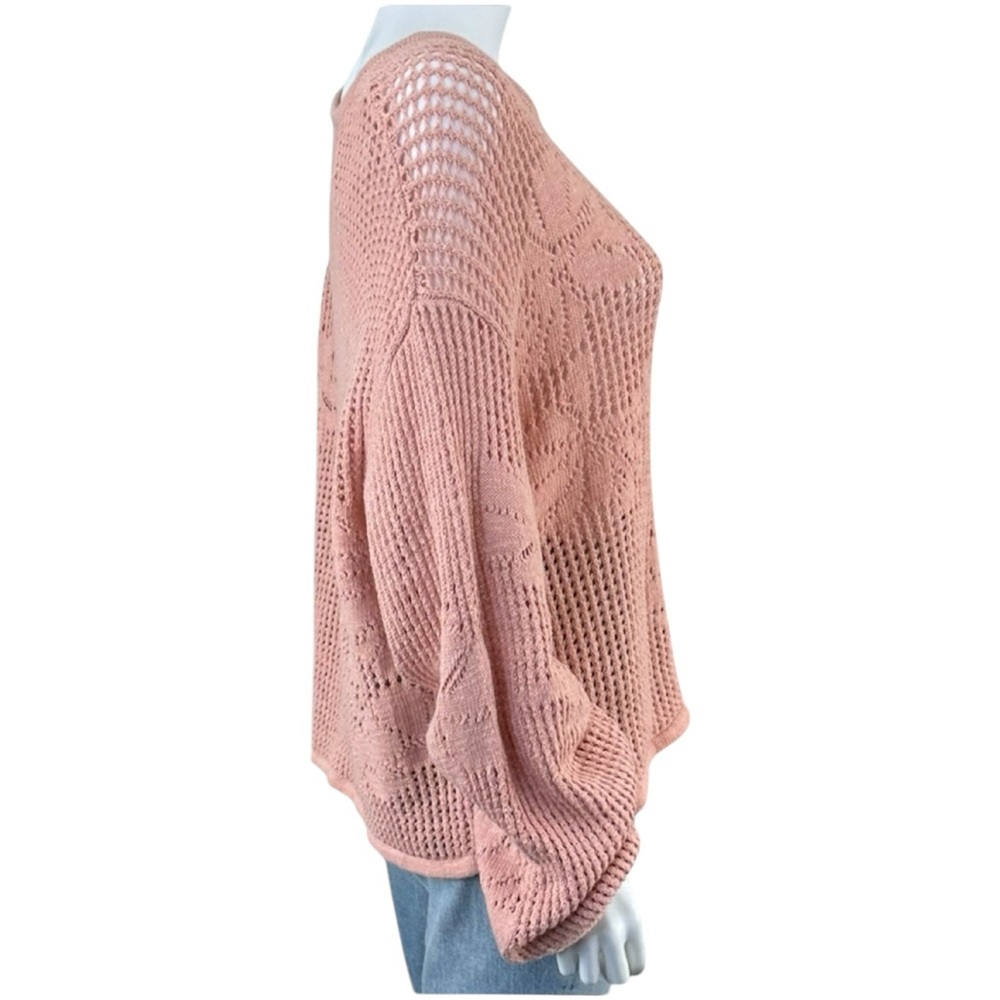 Z SUPPLY NWT Pink Yael Sweater Size L K0428 - Picture 4 of 12